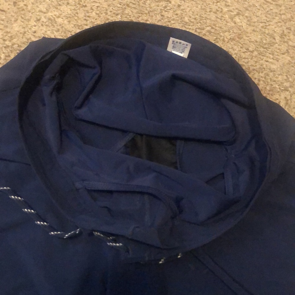 Lands End Navy Long Leg Swim Shorts - Picture 8 of 9